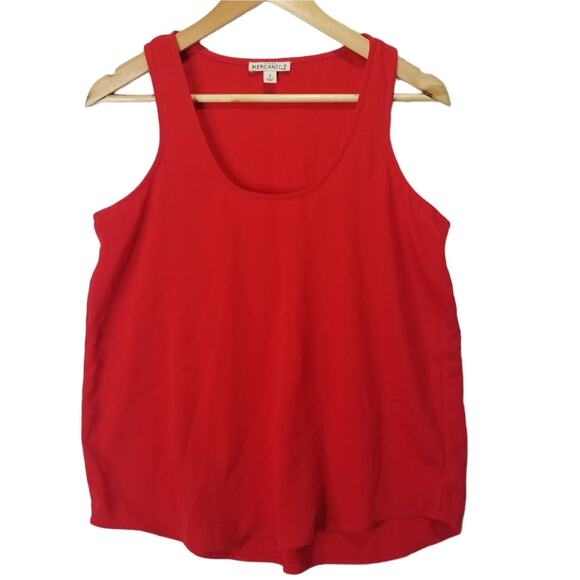 J. Crew Mercantile Shell Tank Top Red Size Small - Picture 1 of 5